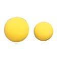 Perfectpitch 3.5 in. Rhino Skin Uncoated Foam Ball, Yellow PE2543057